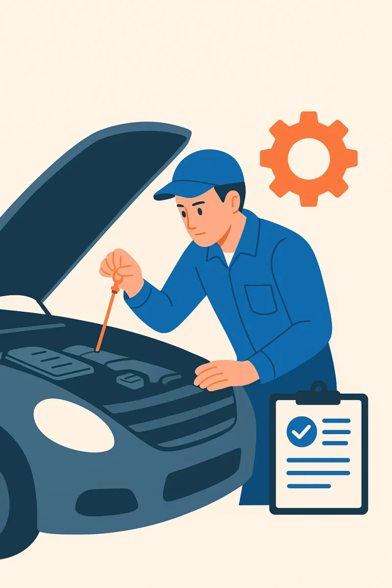 چطور روغن گیربکس را چک کنیم