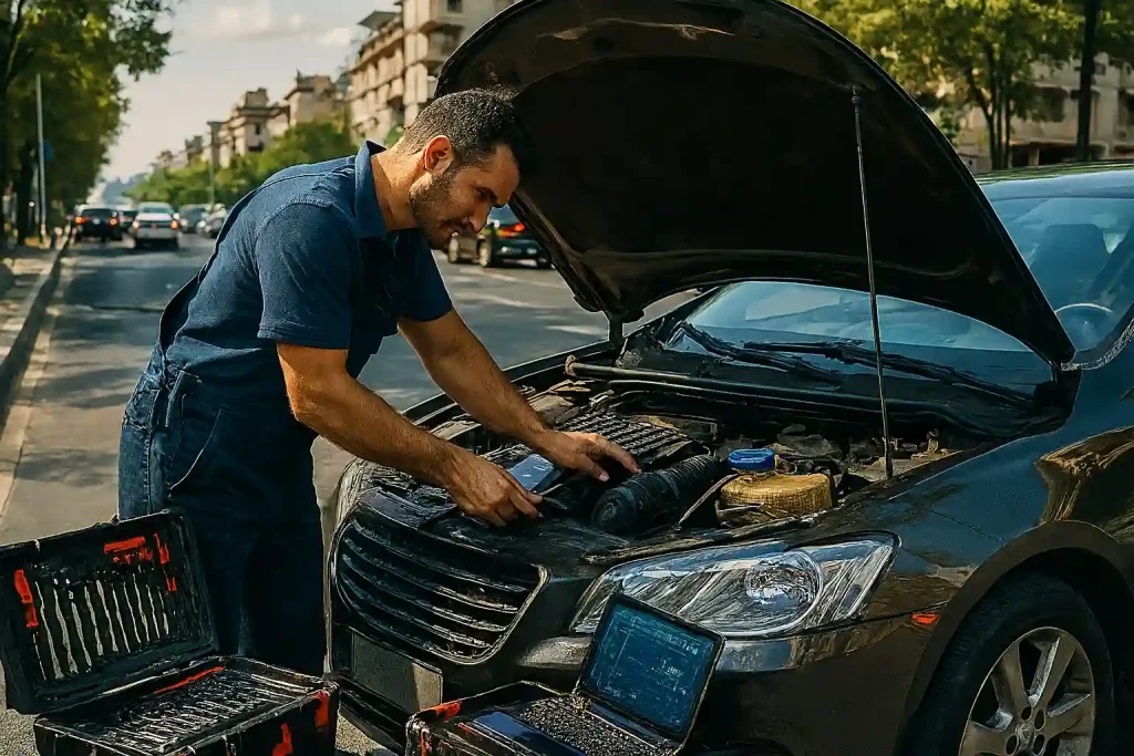 مکانیک خودرو سیار در مهرشهر