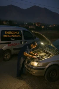 مکانیک خودرو سیار کردان