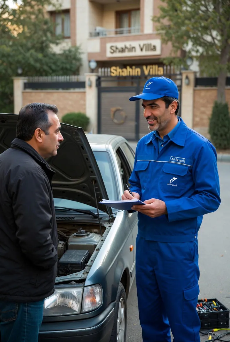 مکانیک خودرو سیار شاهین ویلا