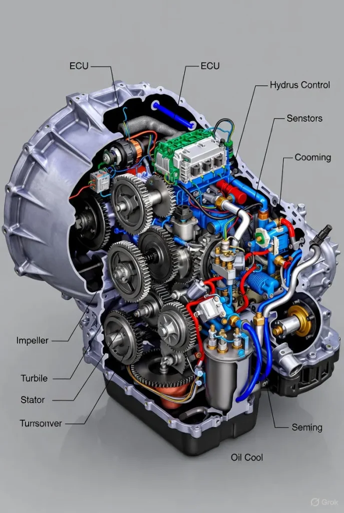 چرا گیربکس اتومات تقه میزنه
