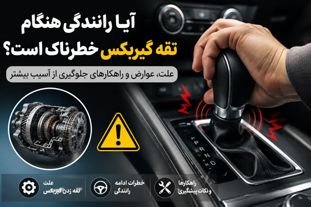 رانندگی هنگام تقه گیربکس خطرناک است